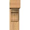 Ekena Millwork Olympic Block Smooth Bracket w/ Offset Brace, Western Red Cedar, 7 1/2"W x 18"D x 22"H BKT0806X18X22OLY05SWR - alternate 3